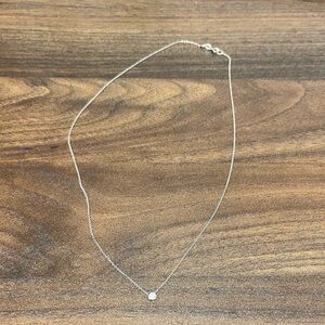 Real diamond necklace 1/4 carat